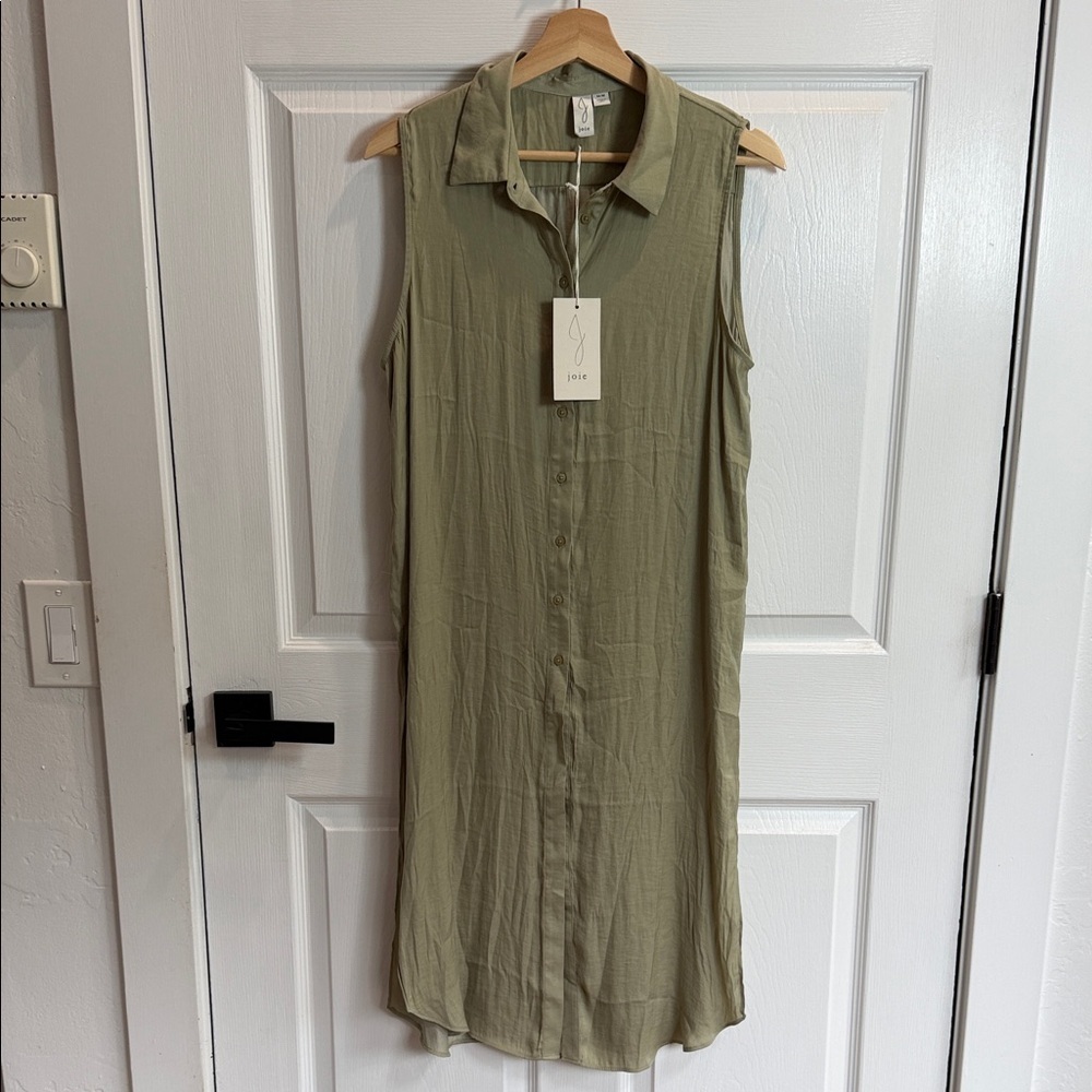 Joie Olive Green Sleeveless Dress